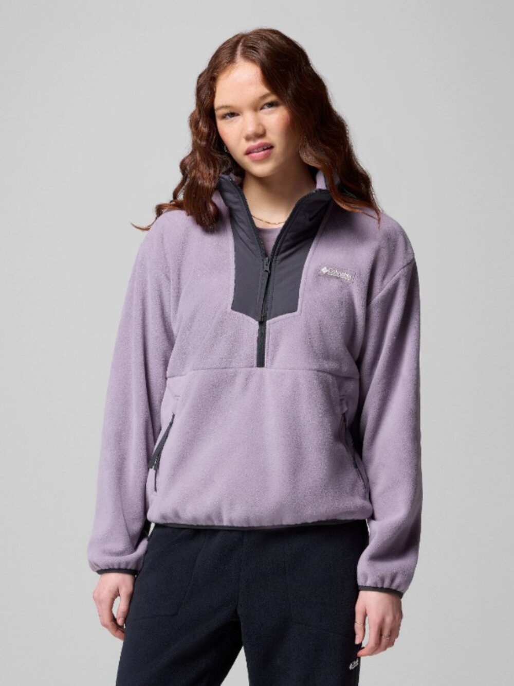 Columbia Women's Sequoia Grove Half Zip Fleece | Shale Purple | EUC | XL
